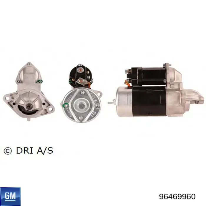Стартер General Motors 96469960 ціна, від 55.39 USD