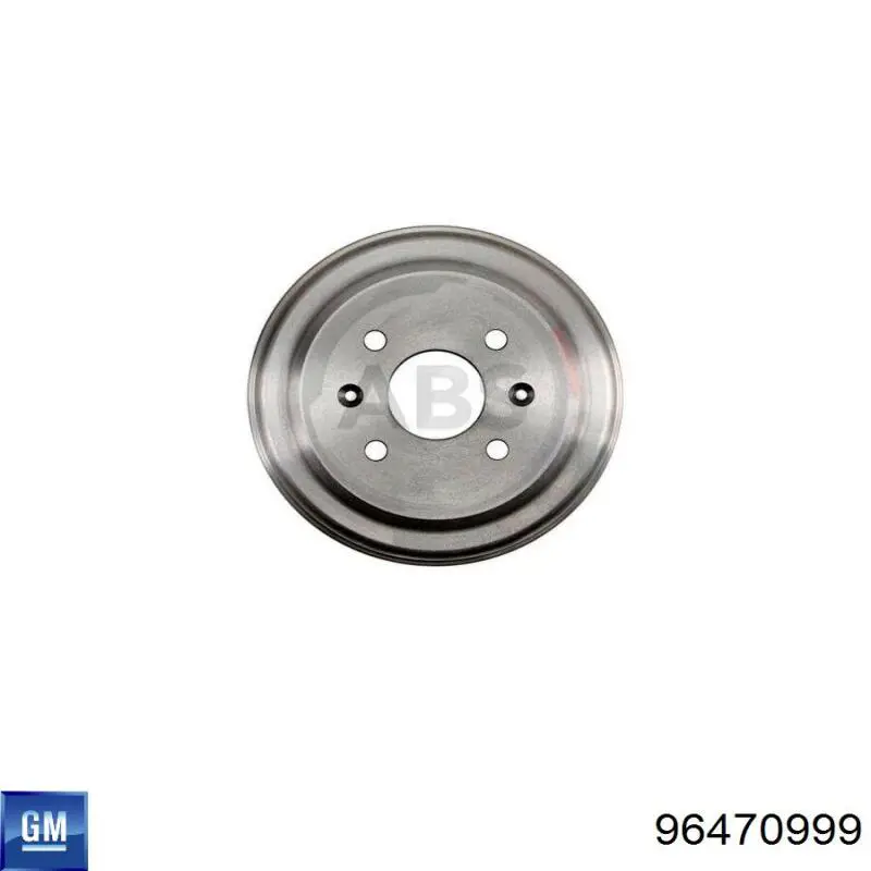 Купити 96470999 General Motors Барабан гальмівний задній