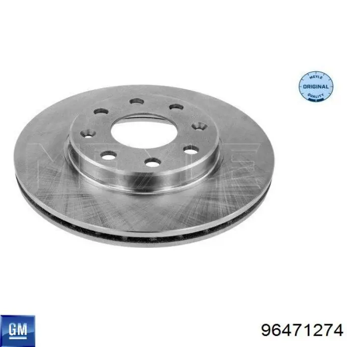 Диск переднього гальма General Motors 96471274 ціна, від 23.92 USD