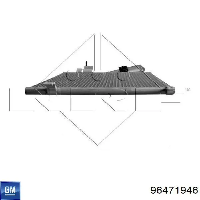 Купити 96471946 General Motors Радіатор системи охолодження кондиціонера