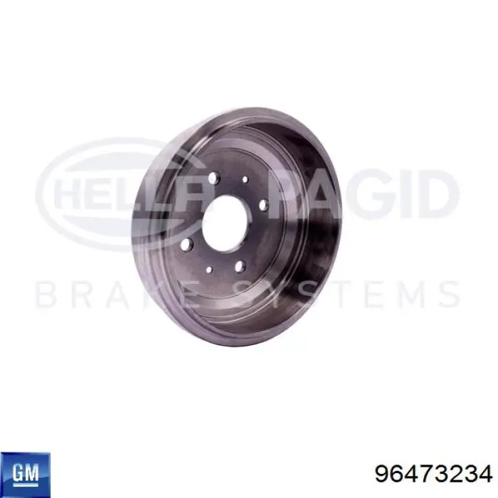 Барабан гальмівний задній 96473234 General Motors