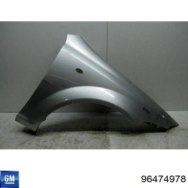 Крило переднє праве General Motors 96474978 ціна, від 44.49 USD
