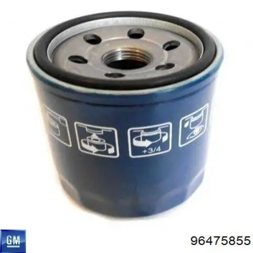 Масляний фільтр двигуна General Motors 96475855 ціна, від 6.20 USD