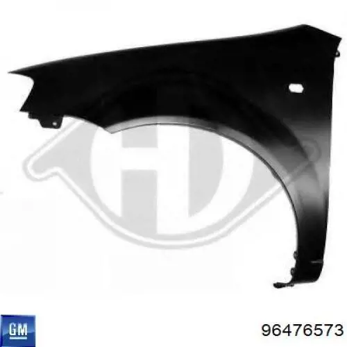 96476573 General Motors Переднє ліве крило