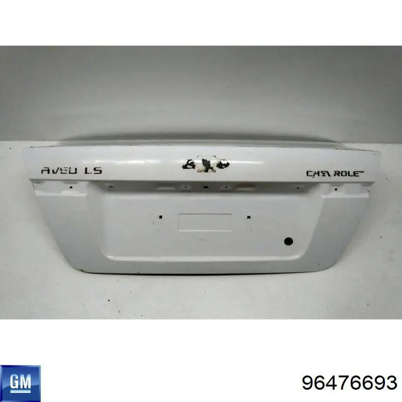 Кришка багажника 96649207 General Motors