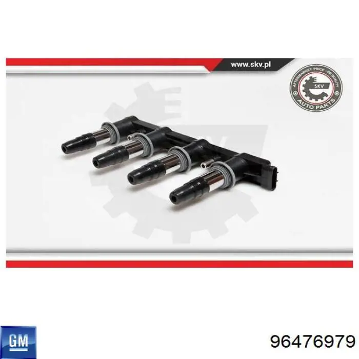 Котушка запалювання General Motors 96476979 ціна, від 87.26 USD