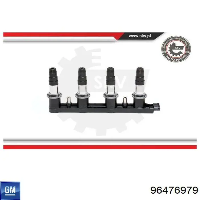 Купити 96476979 General Motors Котушка запалювання