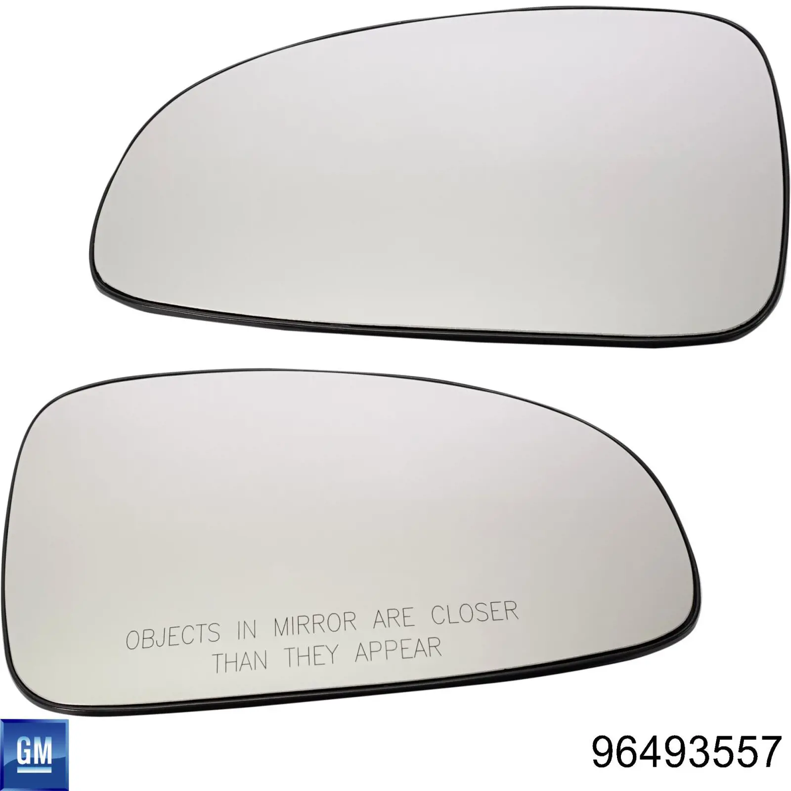 96493557 General Motors дзеркальний елемент дзеркала заднього виду, лівого