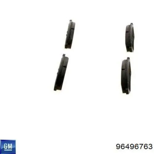 Задні гальмівні колодки General Motors 96496763 ціна, від 16.67 USD