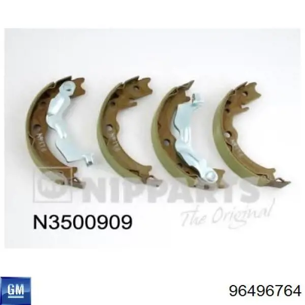 Колодки ручника 96496764 General Motors