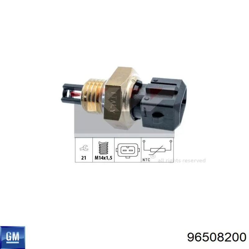 Датчик температури повітряної суміші General Motors 96508200 ціна, від 11.81 USD