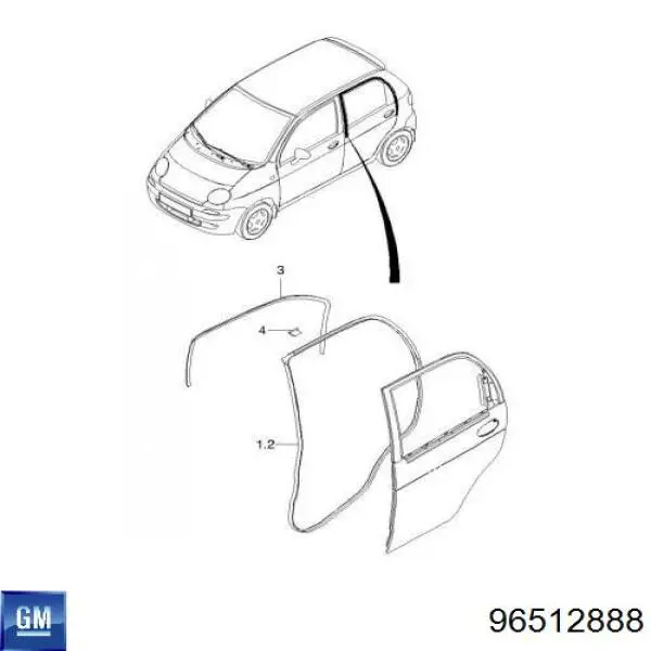  General Motors 96512888 ціна, від 40.83 USD