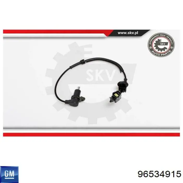Датчик ABS задній правий General Motors 96534915 ціна, від 11.61 USD