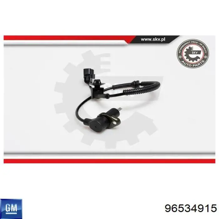 Купити 96534915 General Motors Датчик АБС (ABS) задній, правий