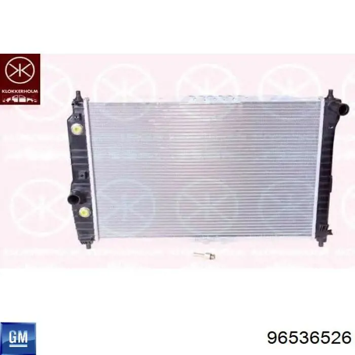 Купити 96536526 General Motors Радіатор двигуна