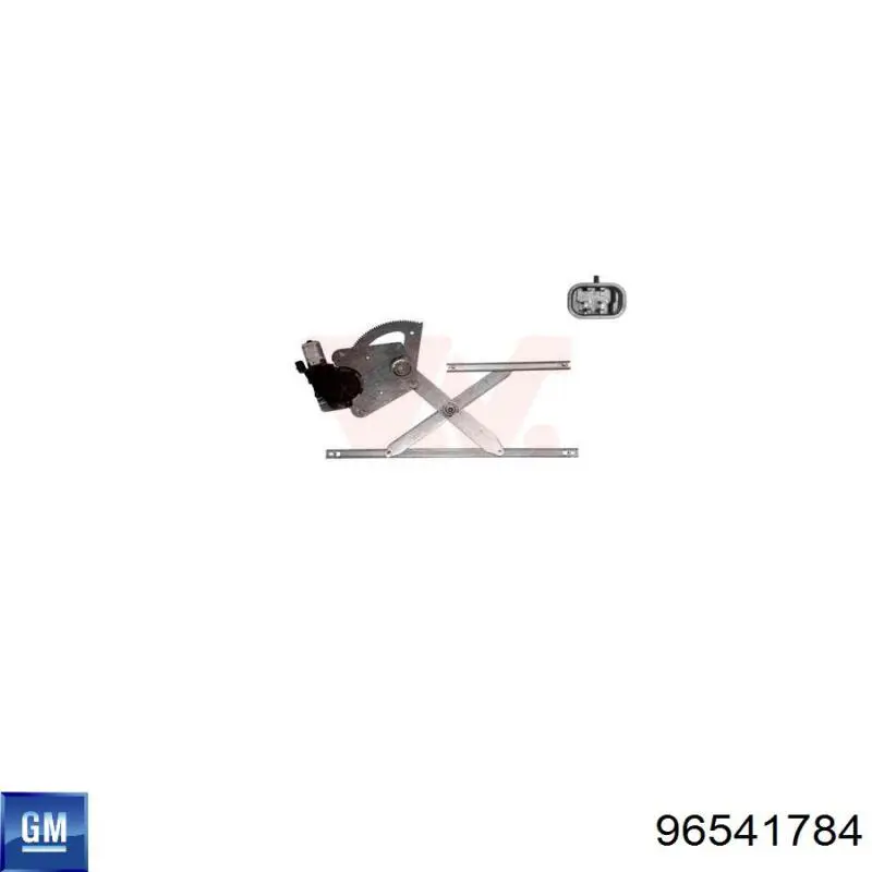 95015330 Market (OEM) механізм склопідіймача двері передньої, правої