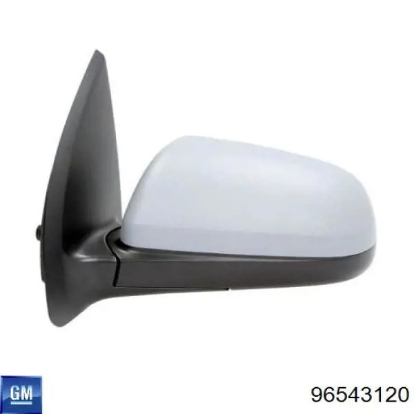 Ліве бокове дзеркало 96543120 General Motors