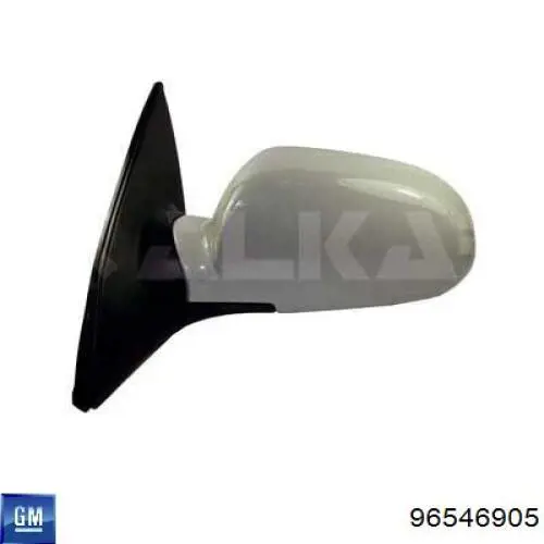 Ліве бокове дзеркало 96546905 General Motors