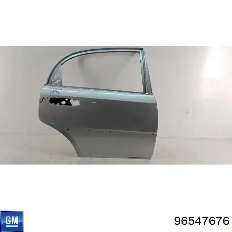 96547676 General Motors Двері пасажирські задні праві