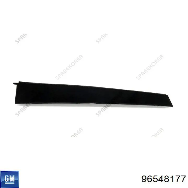 Накладка задньої двері, лівої, вертикальна General Motors 96548177 ціна, від 31.31 USD