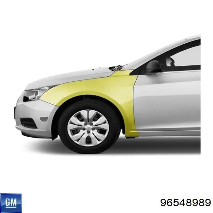 Переднє ліве крило на Chevrolet Lacetti  J200