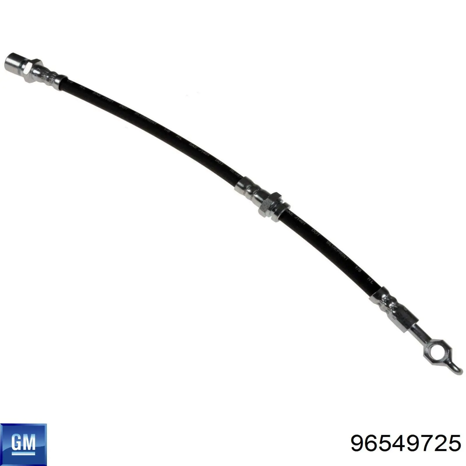 Шланг гальмівний задній, лівий General Motors 96549725 ціна, від 9.68 USD
