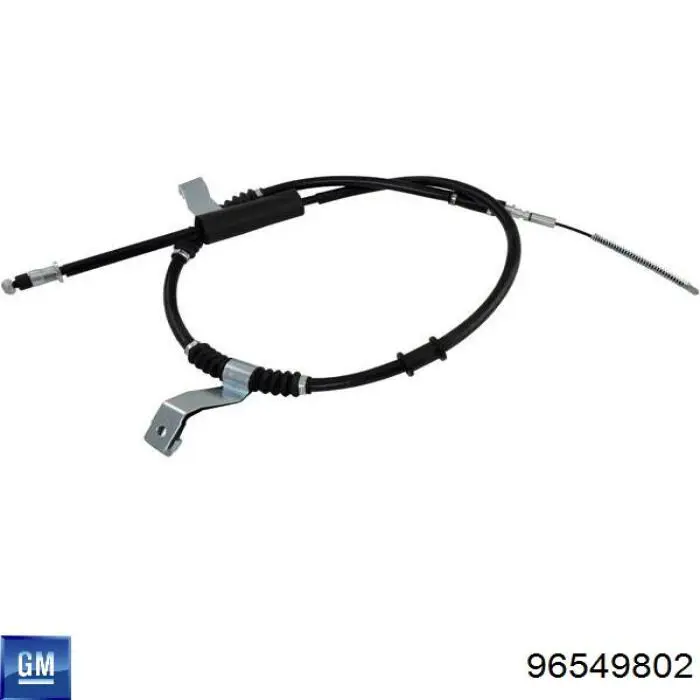 Купити 96549802 General Motors Трос ручного гальма задній, правий