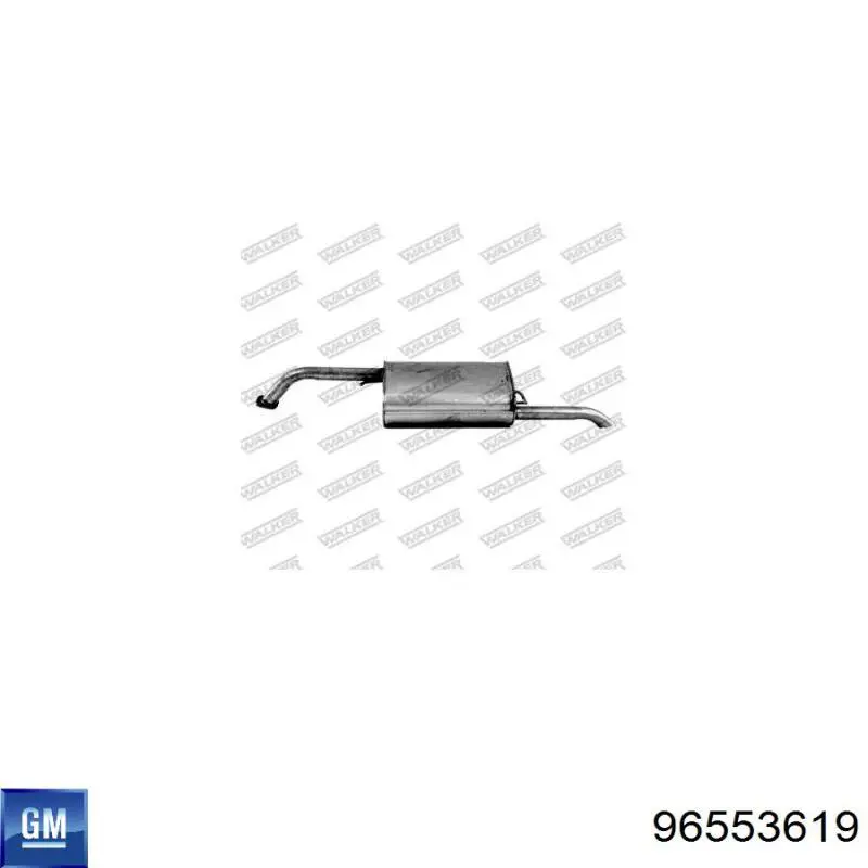 Купити 96553619 General Motors Вихлоп