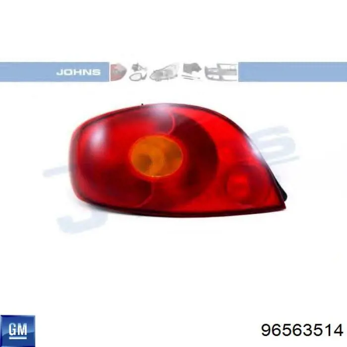 96563514 General Motors ліхтар задній лівий