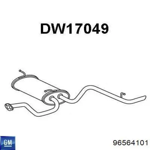 Купити 96564101 General Motors Вихлоп