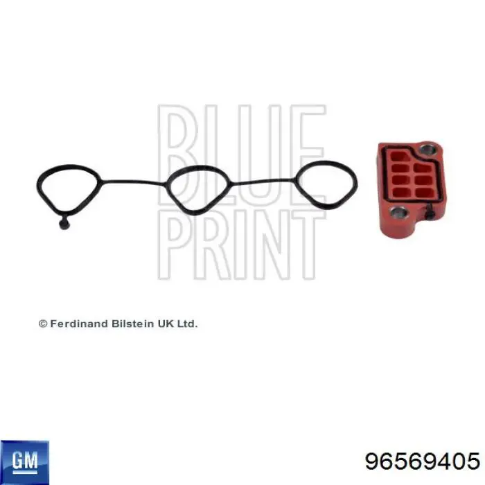 Прокладка впускного колектора 96569405 General Motors