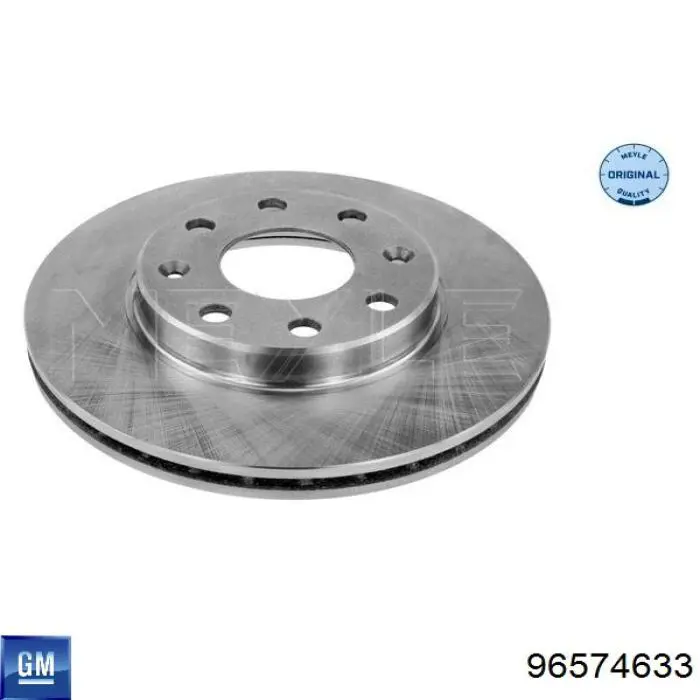 Диск переднього гальма General Motors 96574633 ціна, від 23.73 USD
