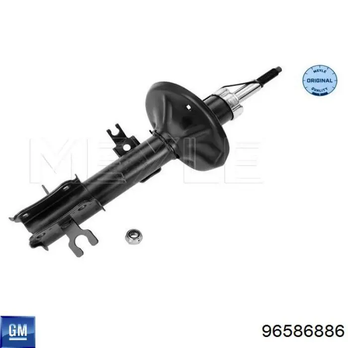 Амортизатор передній, правий General Motors 96586886 ціна, від 29.24 USD