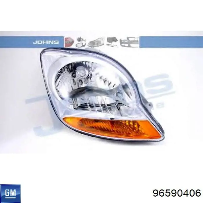 Основна фара - вставка General Motors 96590406 ціна, від 92.35 USD