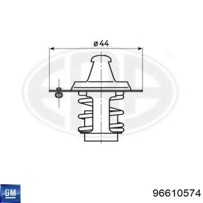 Автомобільний термостат General Motors 96610574 ціна, від 7.35 USD