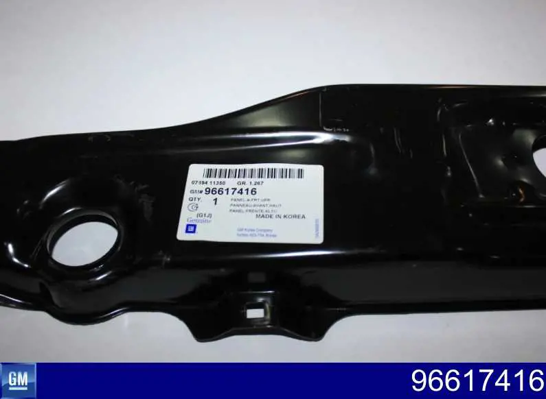 Рамка радіатора верхня General Motors 96617416 ціна, від 9.85 USD