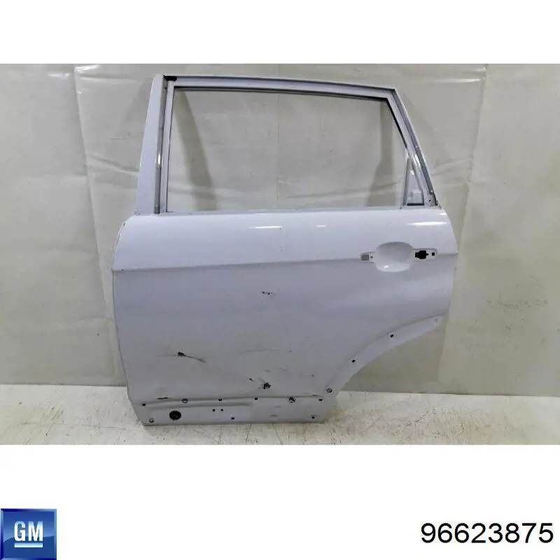 96623875 General Motors Двері пасажирськи задні ліві