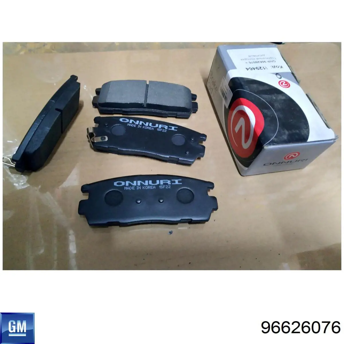 Задні гальмівні колодки General Motors 96626076 ціна, від 18.25 USD