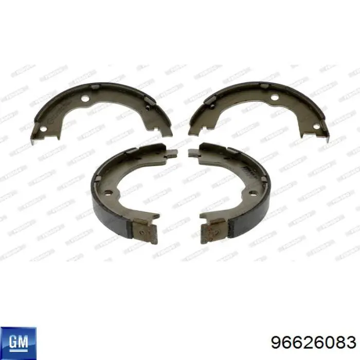 Купити 96626083 General Motors Гальмівні колодки гальма стоянки