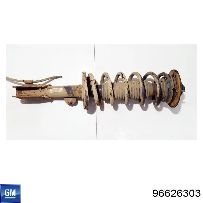 Амортизатор передньої підвіски, лівий General Motors 96626303 ціна, від 53.67 USD