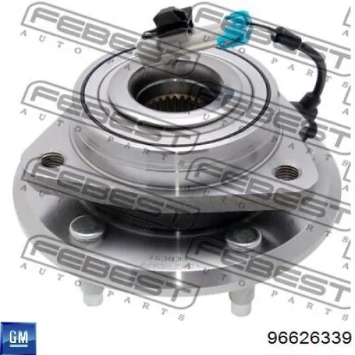 Маточина колеса передня General Motors 96626339 ціна, від 68.45 USD