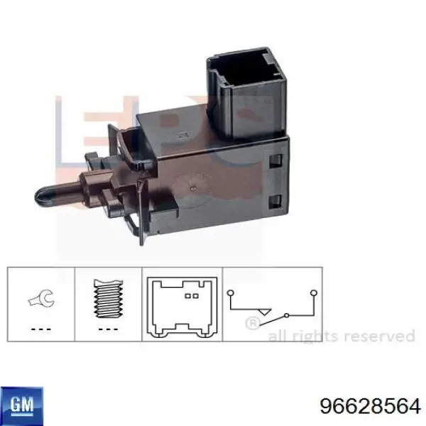 96628564 General Motors Датчик включення зчеплення