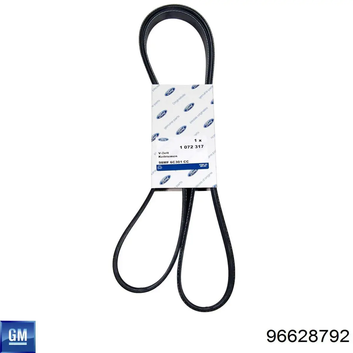 Купити 96628792 General Motors Ремінь генератора