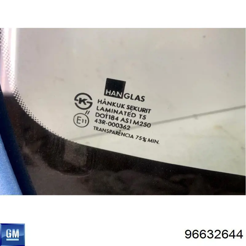 Купити 96632644 General Motors Вікно вітрове
