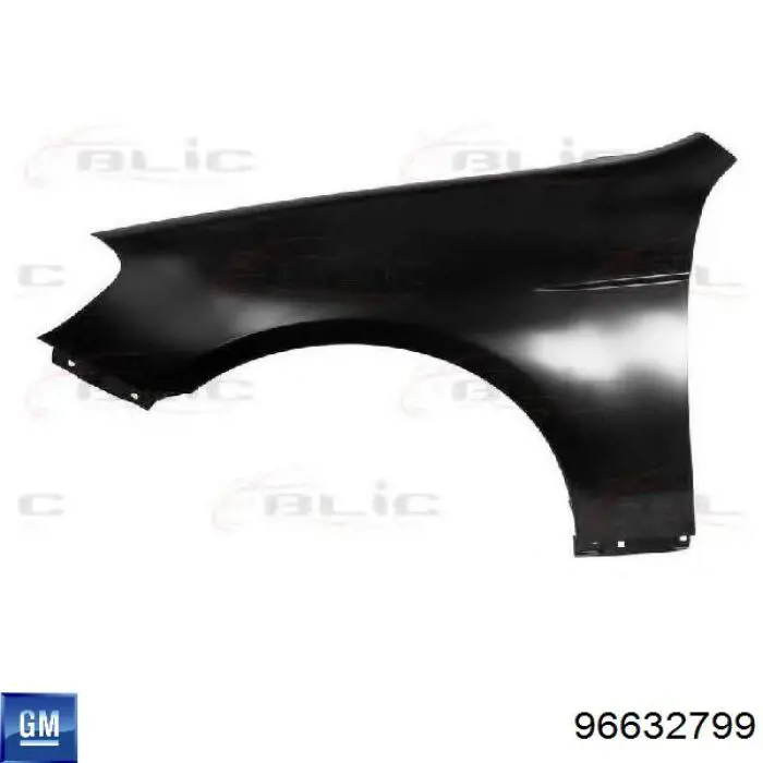 Крило заднє General Motors 96632799 ціна, від 337.00 USD