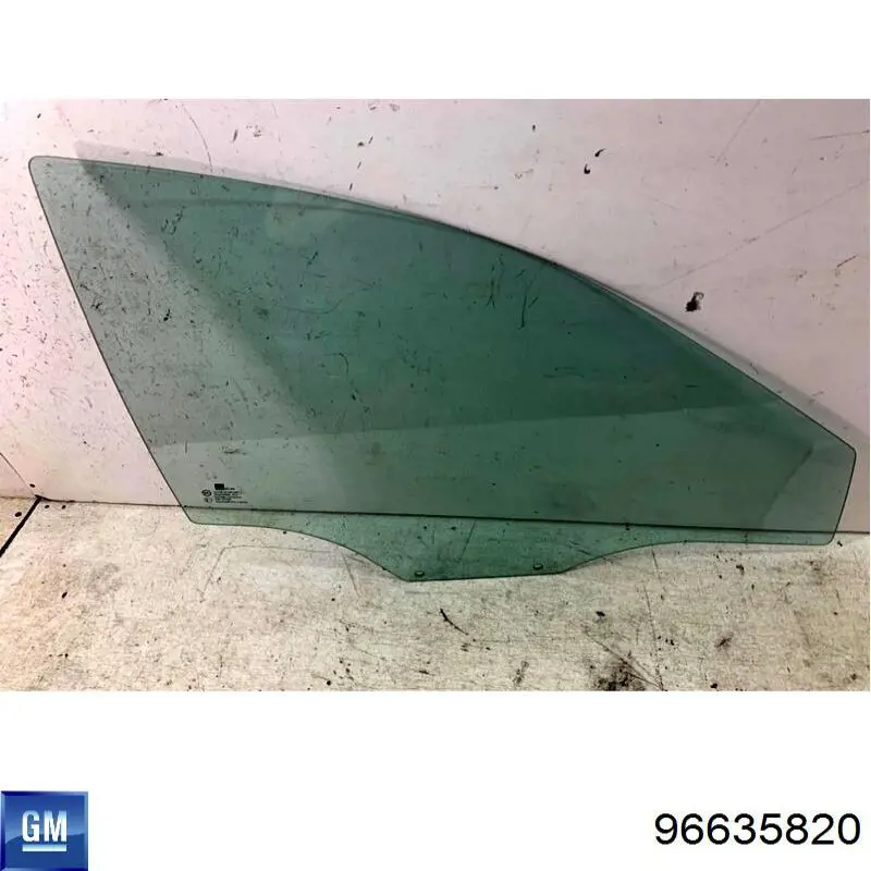 Купити 96635820 General Motors Скло передніх дверей, правою