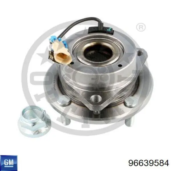 Передня маточина 96639584 General Motors