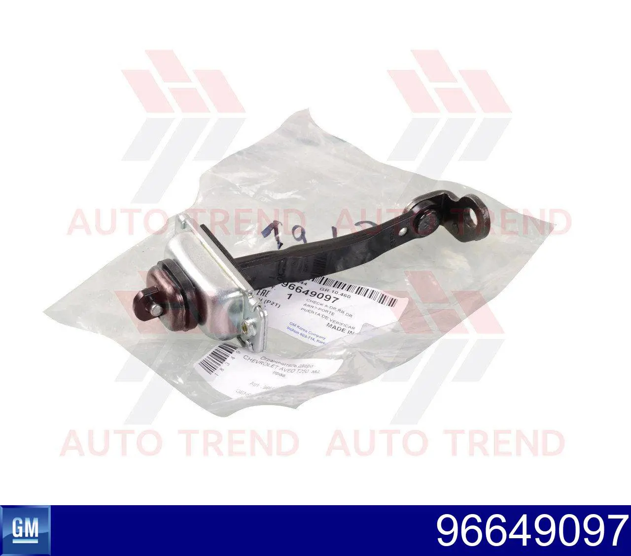 Купити 96649097 General Motors Обмежувач відкриття дверей, задній правий
