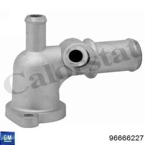 Купити 96666227 General Motors Фланець системи охолодження (трійник)