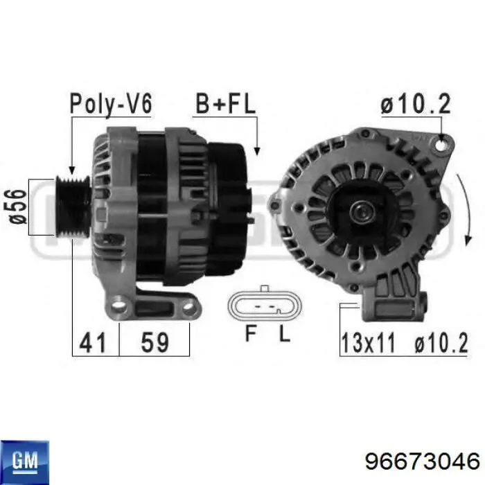 Генератор As-pl A1061S ціна, від 140.97 USD